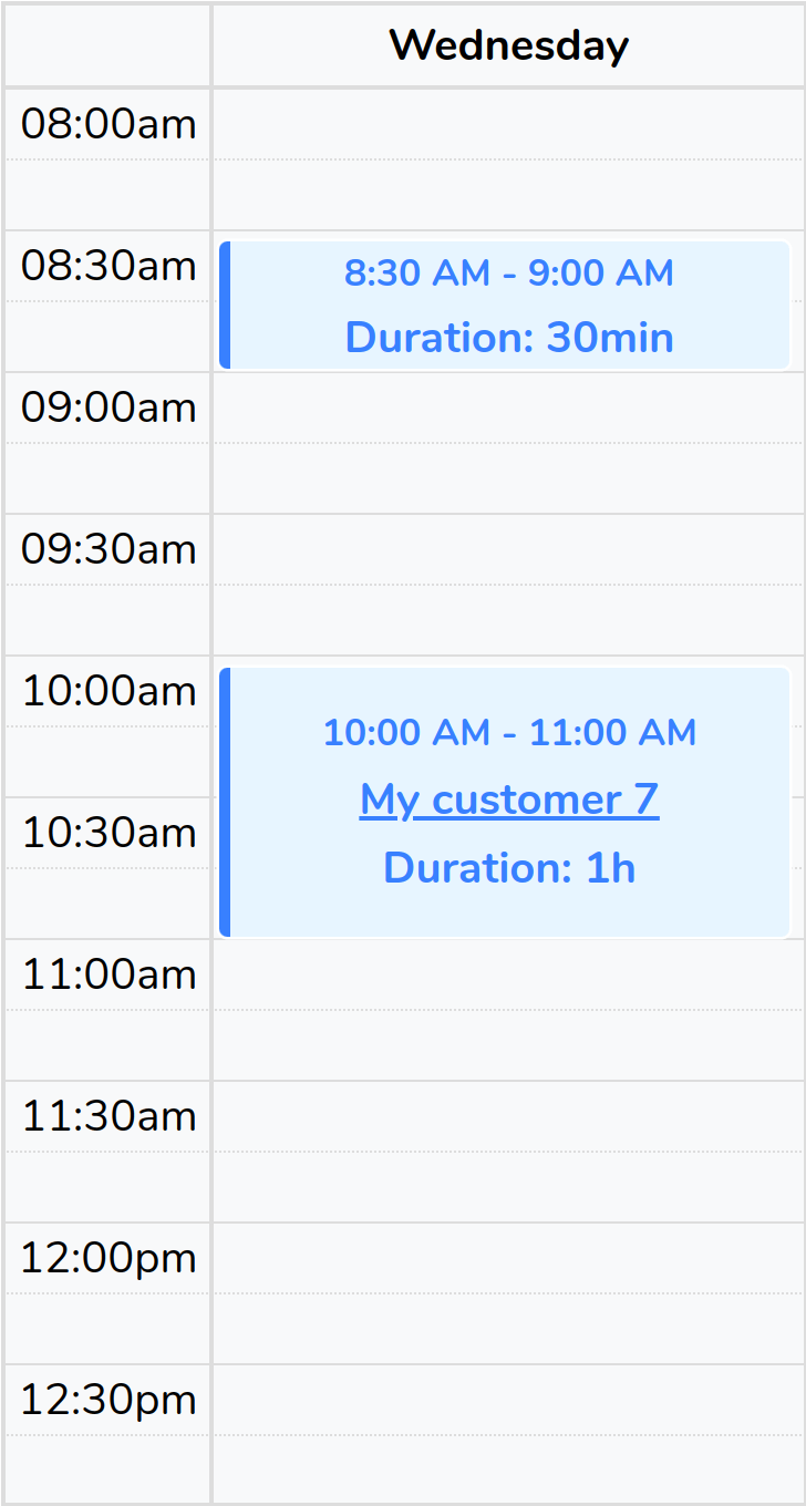 Schedule image